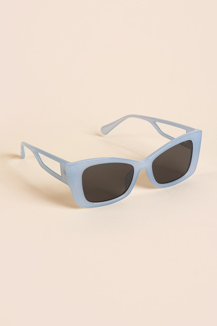 Melody Milky Square Sunglasses