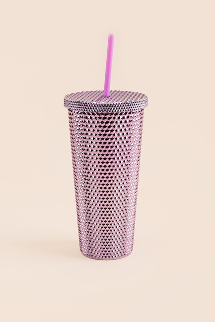 Purple Honeycomb Tumbler