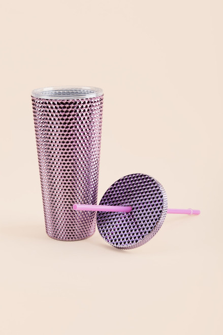 Purple Honeycomb Tumbler