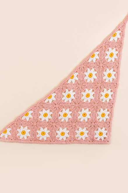 Janae Crochet Floral Head Scarf