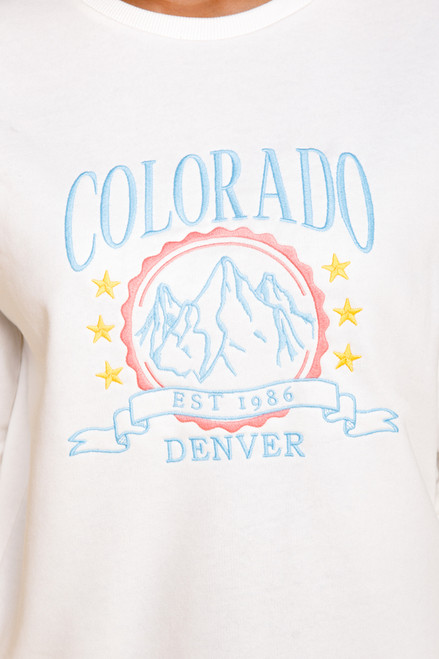 Denver Colorado Mountain Sweatshirt