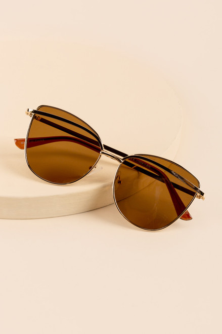 Amy Wire Frame Aviator Sunglasses