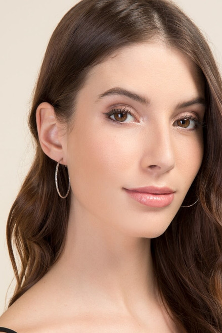 Nicolette Knife Cut Hoops