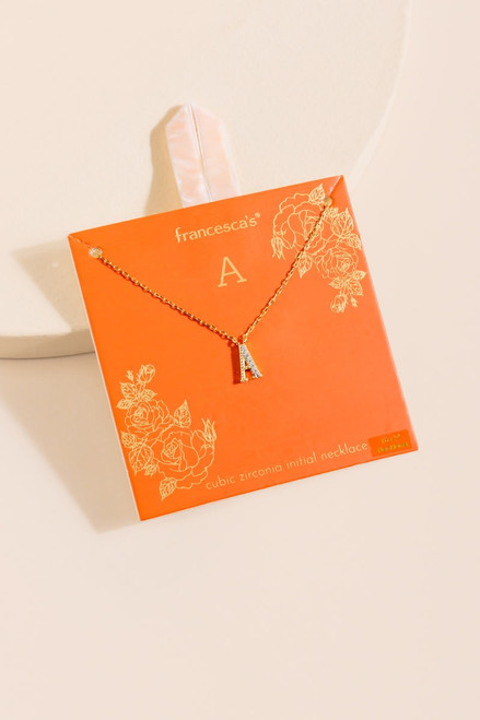 A Initial Delicate Chain Necklace