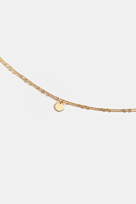 Melanie Mini Coin Drop Pendant Necklace