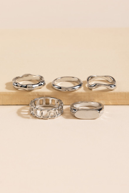 Sandra Bamboo Ring Set