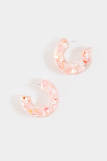 Lonette Pressed Flower Hoops