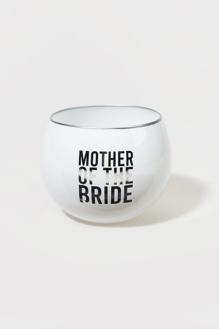 Mother of The Bride Roly Poly Glass