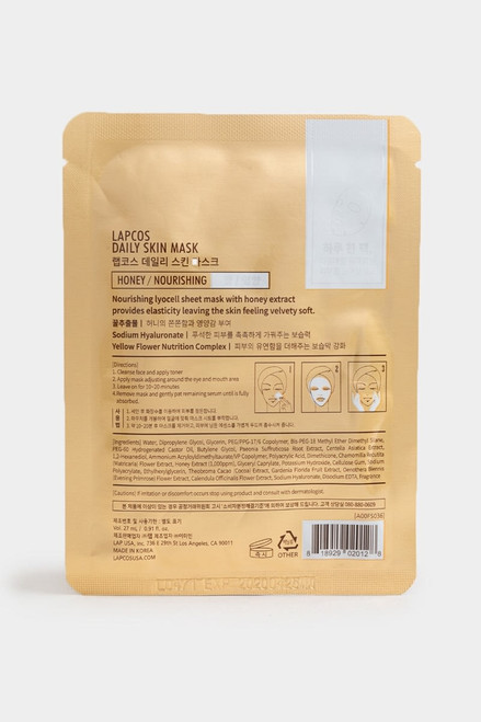 Lapcos Daily Honey Sheet Mask