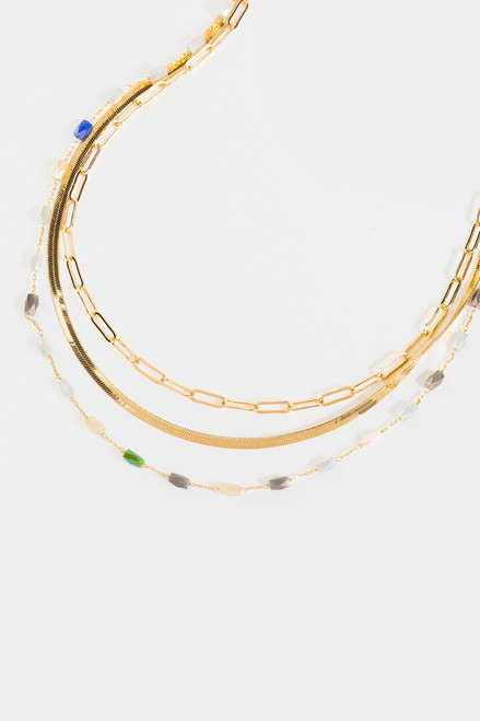 Tina Multi Layered Beaded Necklace