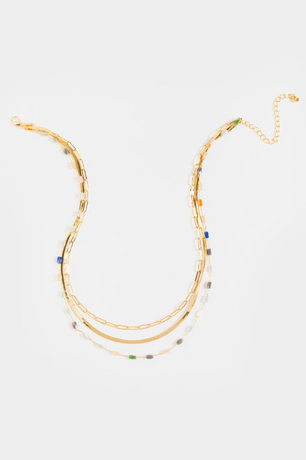 Tina Multi Layered Beaded Necklace