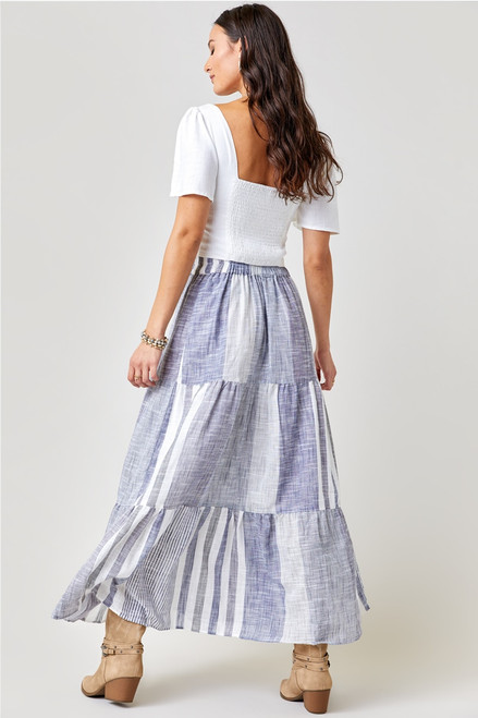 Angelica Striped Maxi Skirt