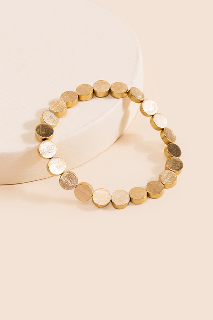 Clare Disk Stretch Bracelet