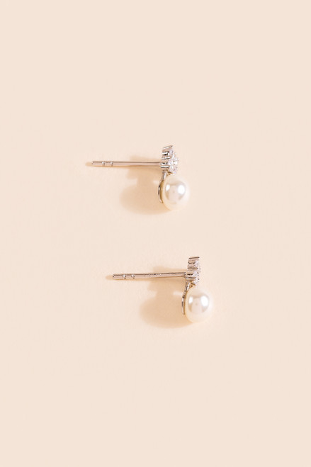 Janet Square Crystal Stud Earrings