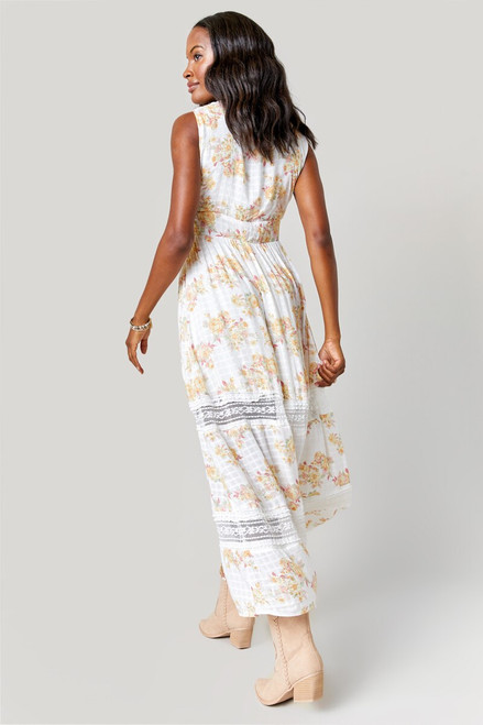 Baley Floral Button Down Maxi Dress