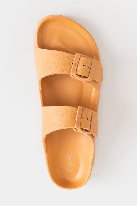 Qupid Lennie Double Buckle Sandals