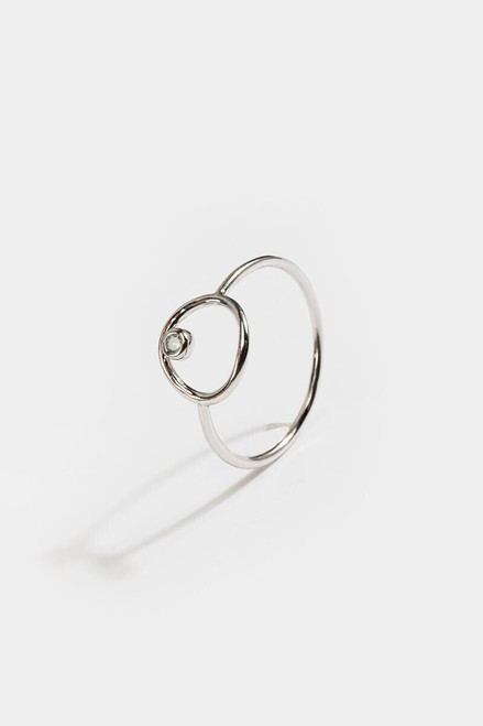 Rosie CZ Circle Ring