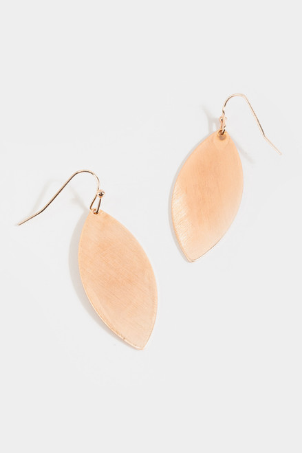 Alba Leaf Drop Earrings