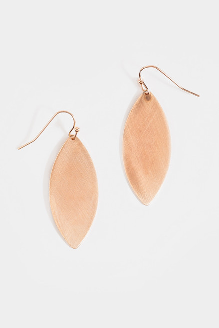 Alba Leaf Drop Earrings