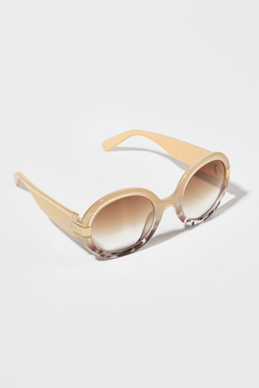 Lisa Two-Tone Chunky Sunglasses