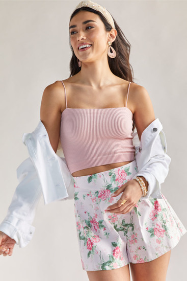 Alexa Seamless Crop Top - francesca's