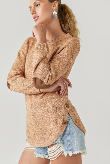 ニット・セーター ASCLO Washable Elbow Patch Knit (9color) 306578_source_1707267852.jpg