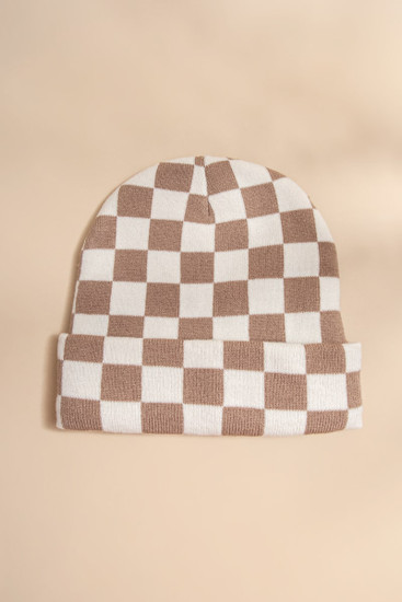 [ NERDY ]★韓国人気★CHECKERBOARD TWO-WAY BEANIE korean style trendy brand knitted hat men winter warm - Temu