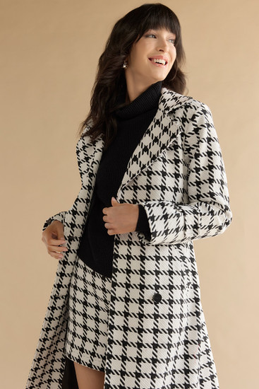 Teagan Long Tweed Coat | francesca's®