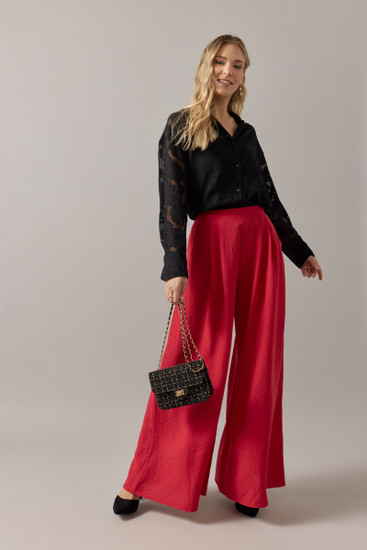 【HI FI FNK】Jug Wide Cotton Pants HI FI FNK】Jug Wide Cotton Pants