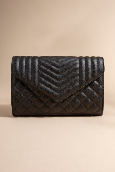 Kinsey Quilted Envelope Handbag | francesca's®