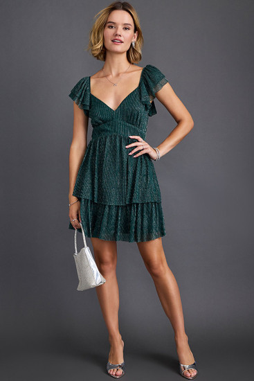 My shawty glitter shaggy dressベージュ¥22000 GLITTER SHAGGY DRESS