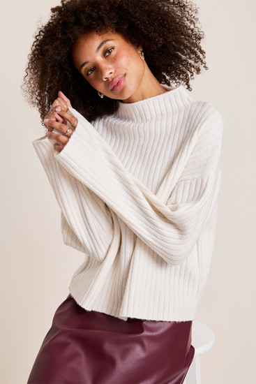 Lindsay Mock Neck Sweater