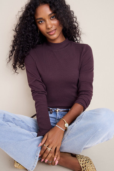 Long Sleeve Mock Neck ゴルフィッカーズ Long Sleeve Mock Neck ゴルフィッカーズ Long Sleeve Mock Neck ゴル