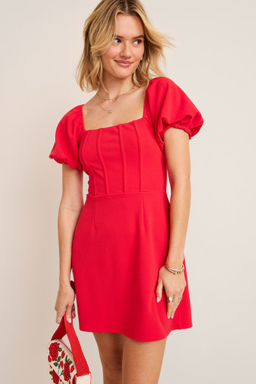 Dorothy Puff Sleeve Mini Dress