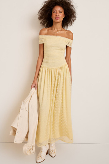 Lea Off Shoulder Lace Maxi Dress Lea Off Shoulder Lace Maxi Dress