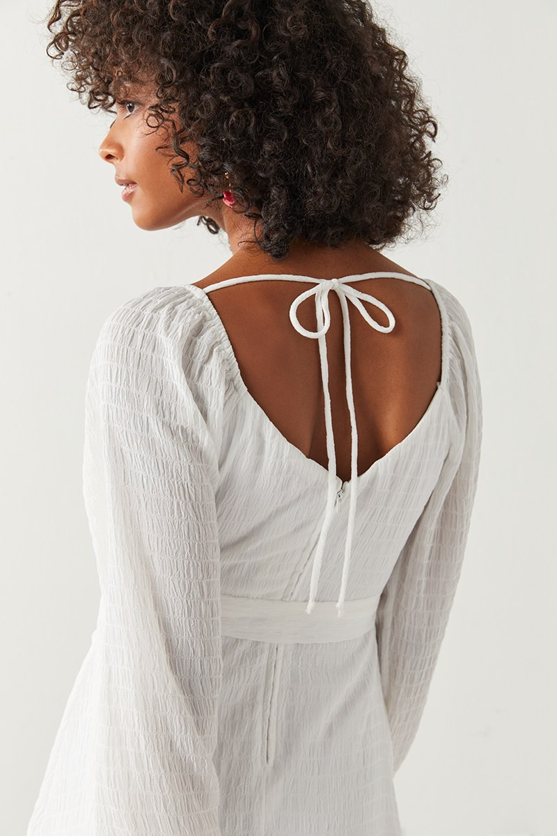 Delicate ruffles dress - Edwyna main image 0