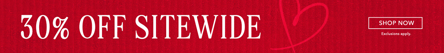 30% off Sitewide. Click here to shop clothing.