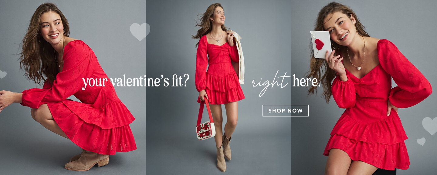 Shop your valentines day fit here.