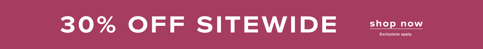 30% off sitewide - click here to shop clothing.