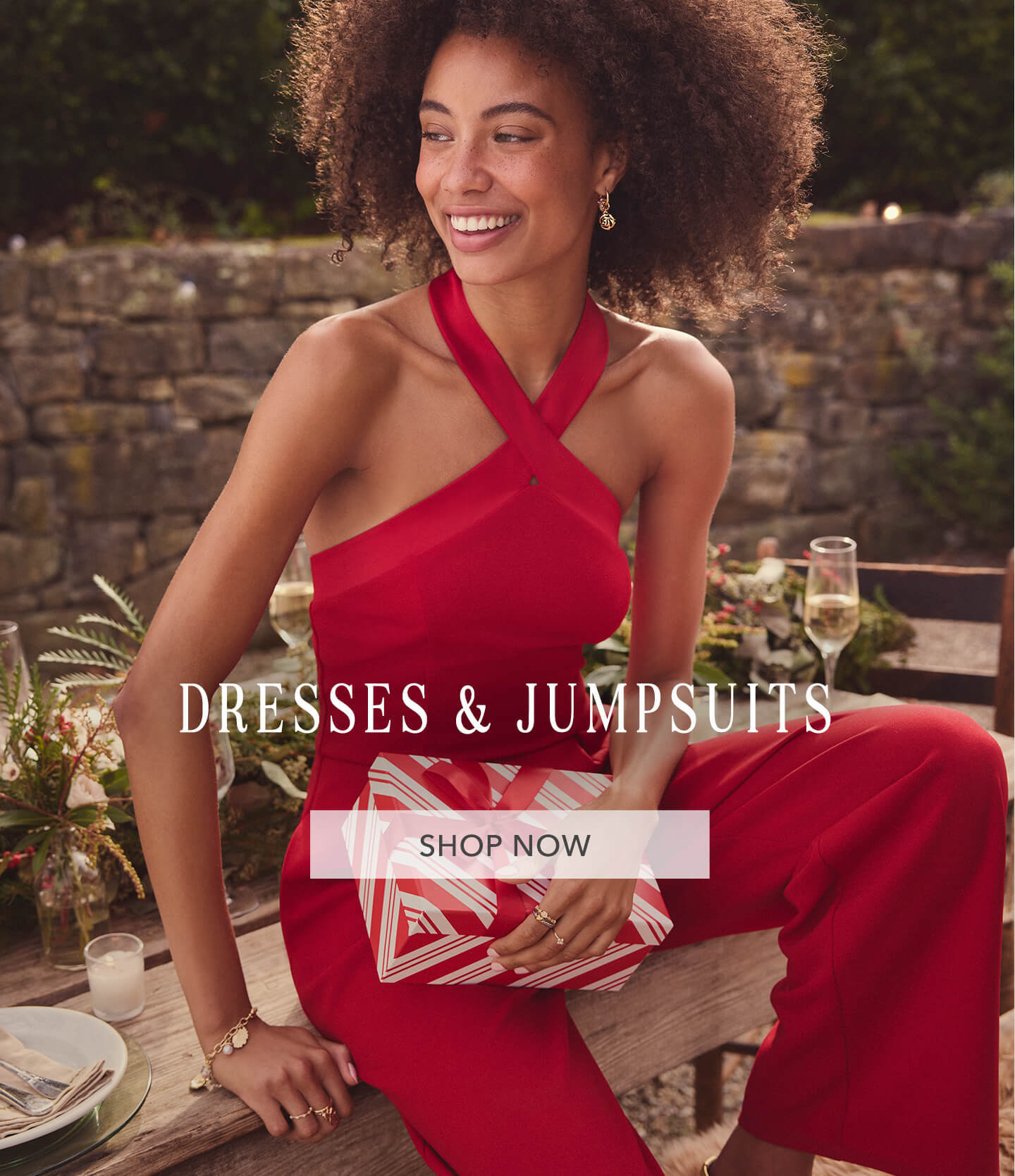 Click here to shop dresses and jumpsuits