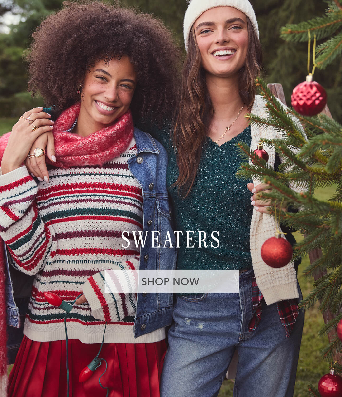Click here to shop the holiday sweaters.