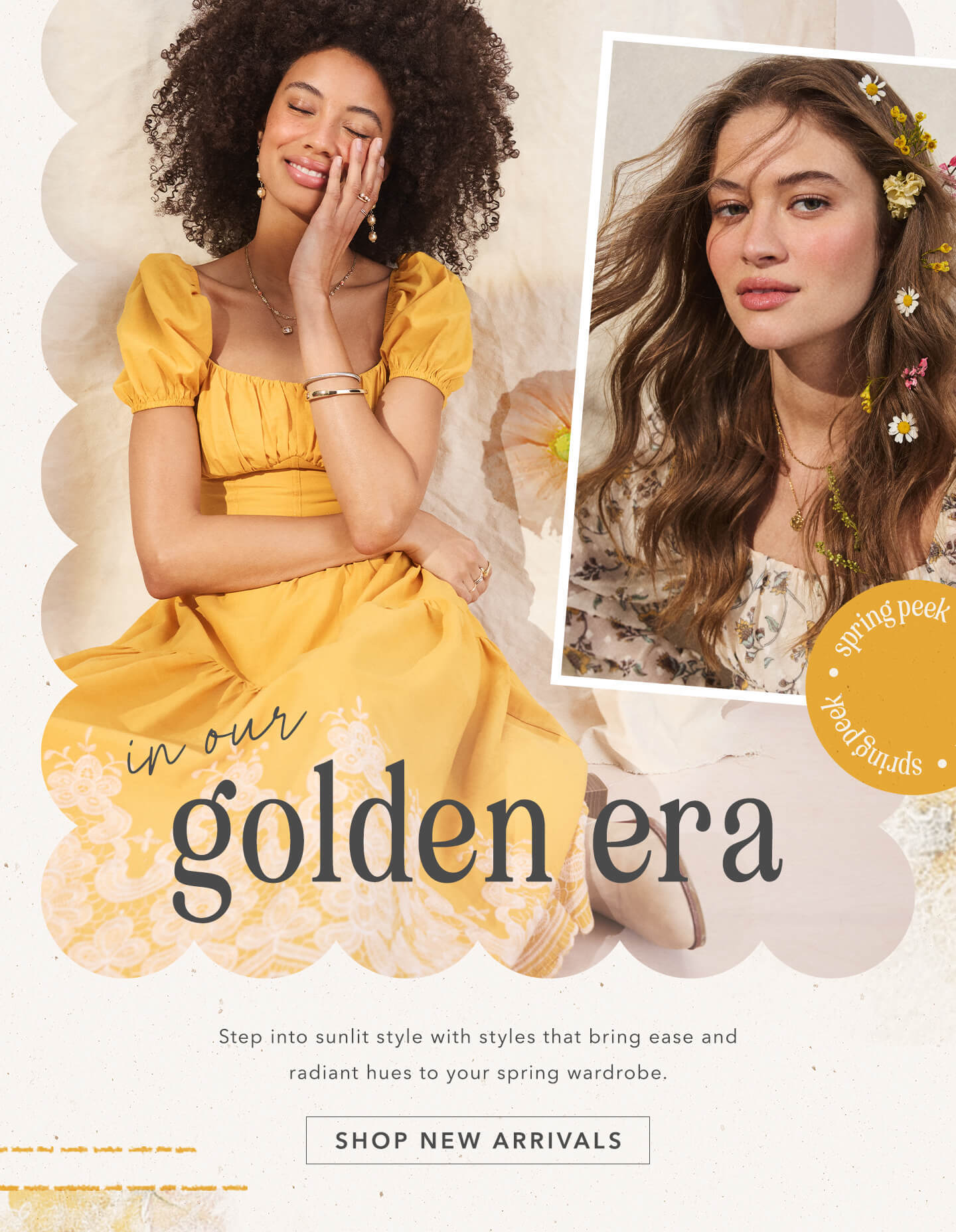 In Our Golden Era - Click here to shop new arrivals.