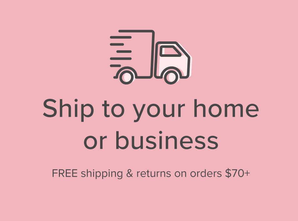 Ship to your home or business. Free Shipping & Returns on orderes 80+