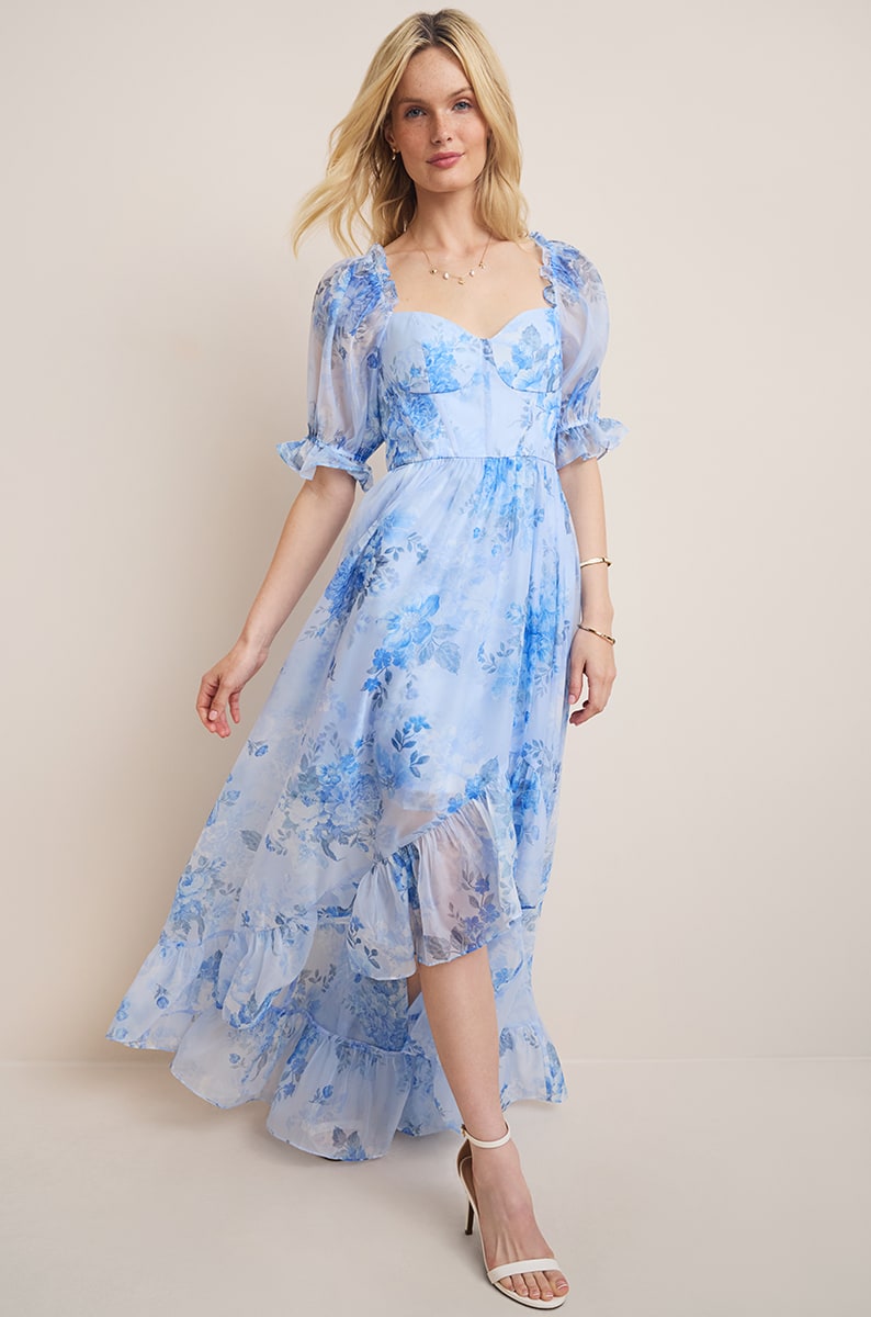 francesca's homecoming dresses Rush Order Free Shipping A-Line Sky Blue Satin Short Prom Dresses  Homecoming Dresses VK0922001 – Vickidress main image 1