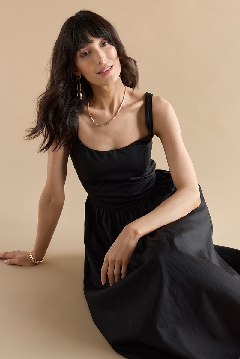 Rhiannon Corset Top Midi Dress Green