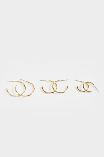 Averie Huggie Hoop Set