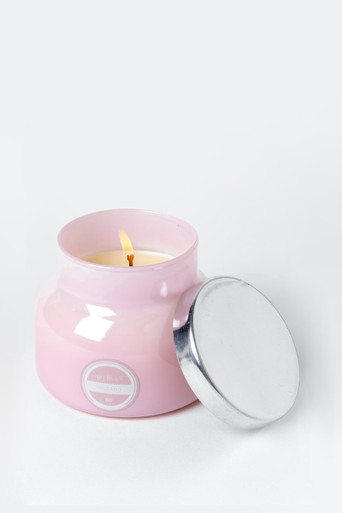 Small Pink Mushroom Candle 9oz - francesca's