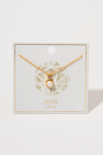 Serena Bezel Birthstone Pendant Boxed Necklace