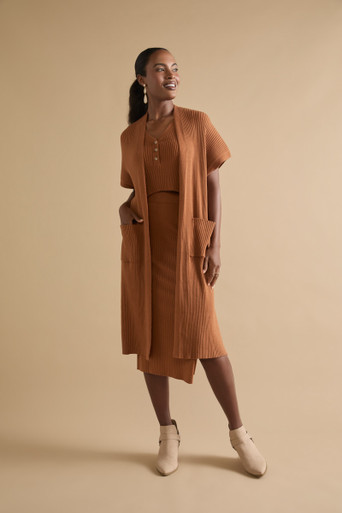 Marianne Ribbed Duster