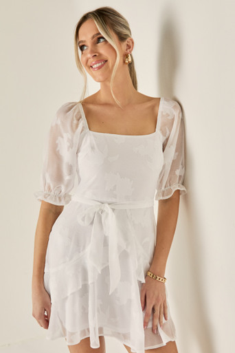 Aisha Floral Ruffle Mini Dress Aisha Floral Ruffle Mini Dress